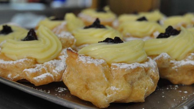 Bignè morbidi e cremosi