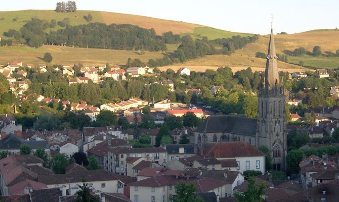 Veduta di Aurillac<br>