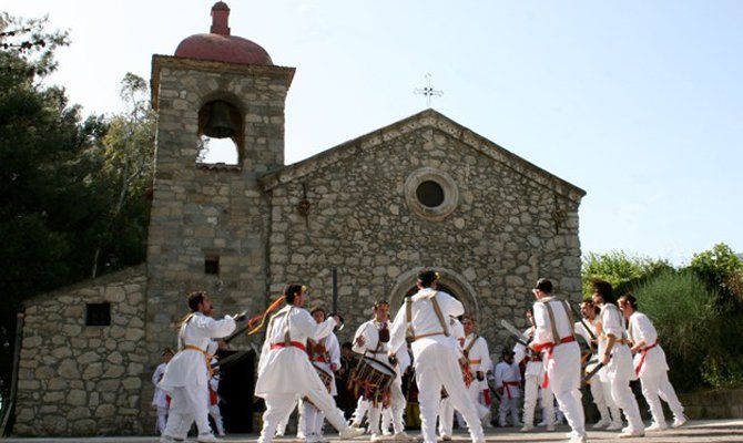 Eremo di Santa Croce, inizio sagra