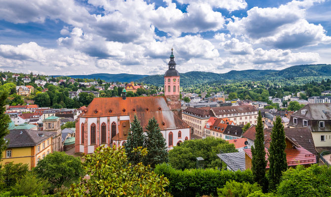 Veduta di Baden Baden