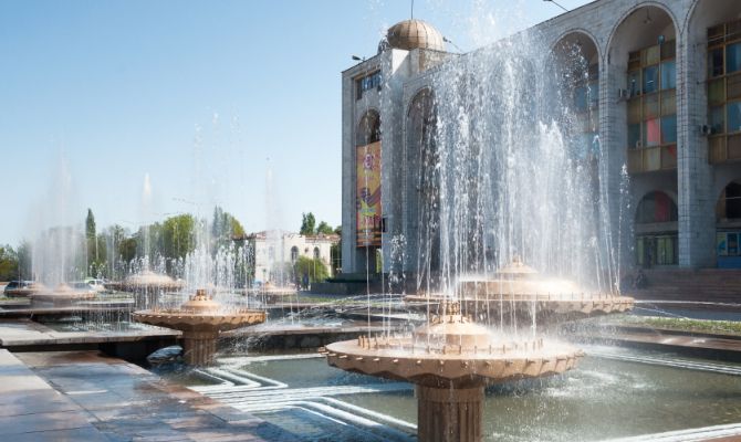  Fontana di Biskek<br>