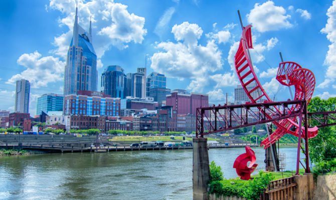 Skyline di Nashville