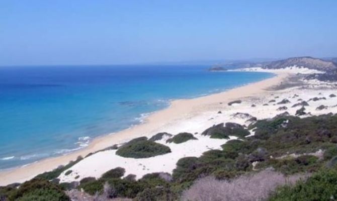 Spiaggia incontaminata a Cipro