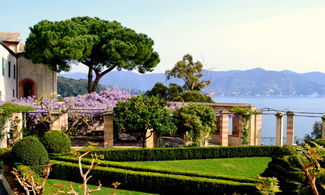 Liguria, panorami speciali nel giardino La Cervara
