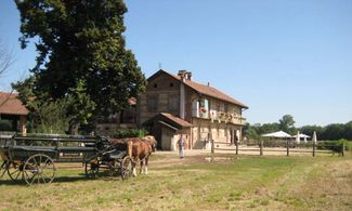 parco la mandria natura piemonte carrozza cavalli cascina