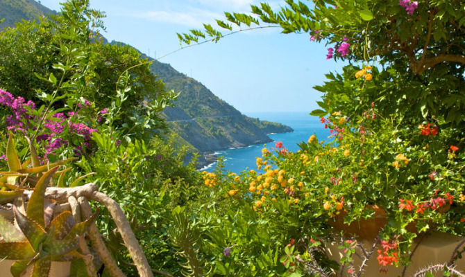 Vista sul mare da Villa Cheta Elite