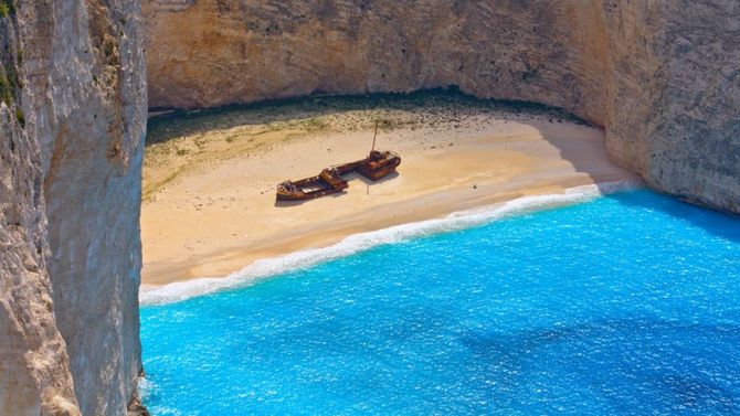 Shipwreck Beach; Zante