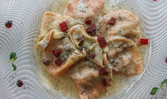 ravioli ripieni tipici Veneto