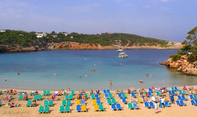 Baleari Ibiza spiaggia Portinatx