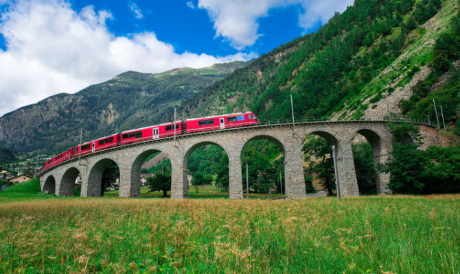 Trenino rosso del Bernina, Ferrovia Retica
