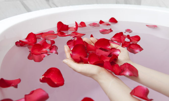 Trattamenti benessere alla rosa<br>