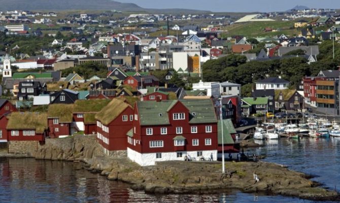Isole Faroe Thorshavn
