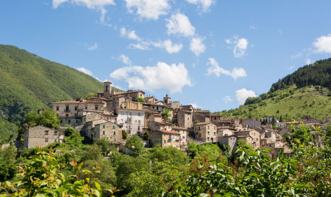 Vista su Scanno