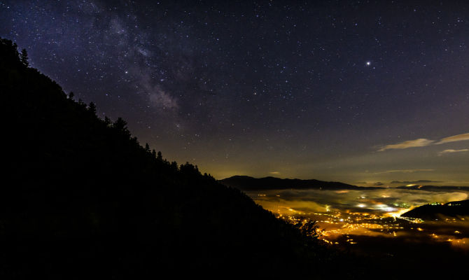 trekking sotto le stelle