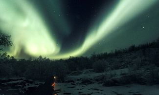 Aurora boreale ad Abisko