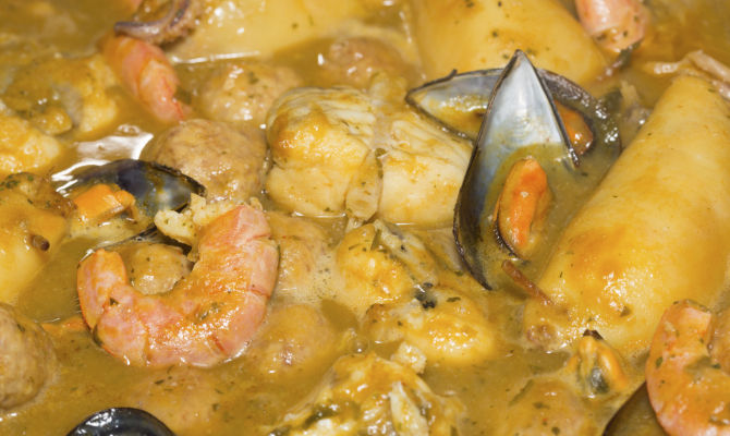 zuppa di pesce catalana, Spagna<br>
