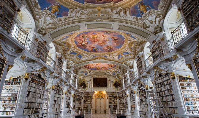  Austria Admont Abbey Library