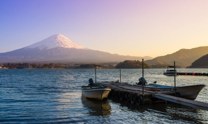 Yamanashi, Giappone, Fuji