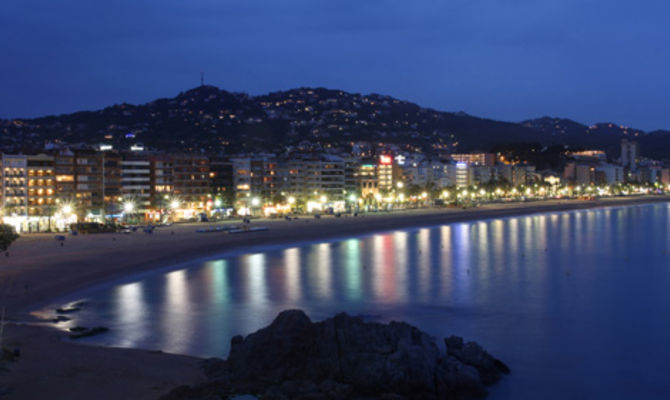 Lloret de Mar by night