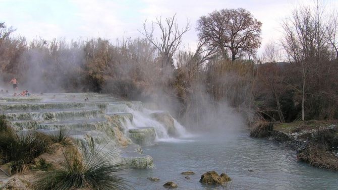 La magica acqua sorgiva di Saturnia