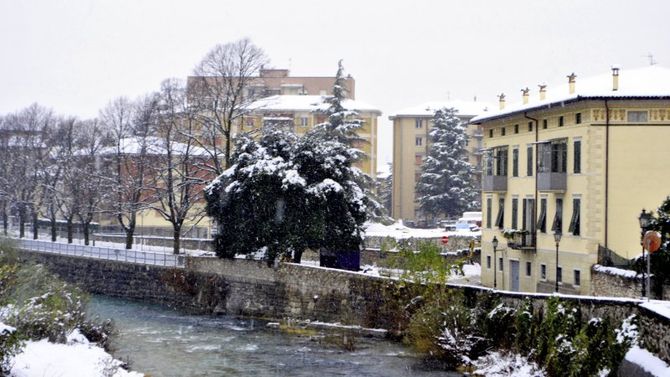 Trento sotto la neve