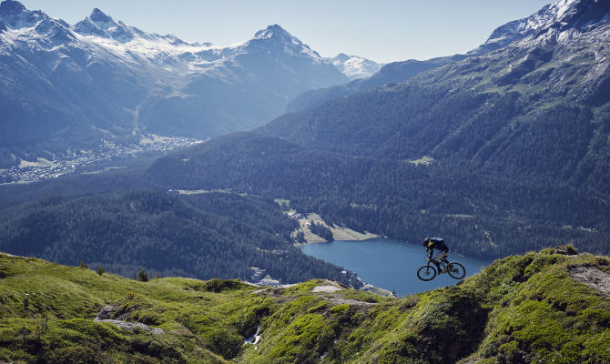 Percorsi single Trail in Engandina