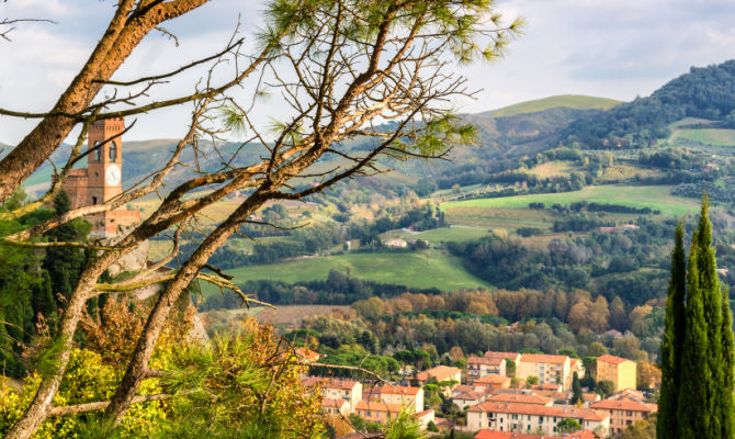 Vista su Brisighella