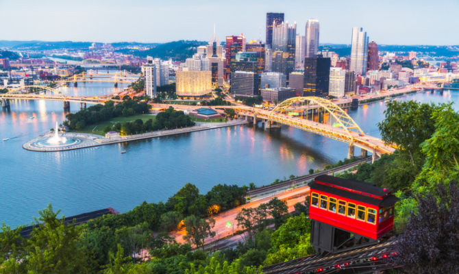 Veduta di Pittsburgh