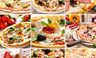 Collage di pizze