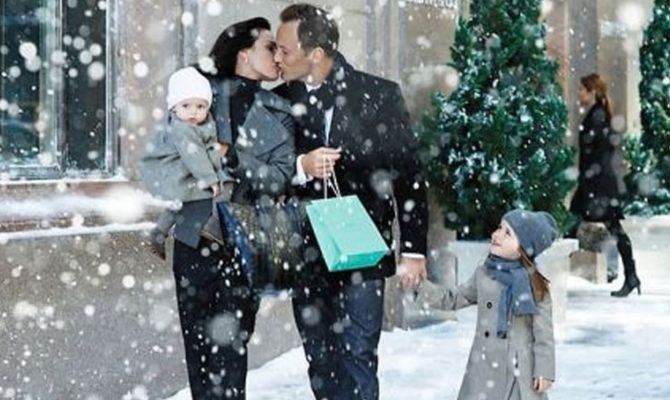 Tiffany Coppia sotto la neve