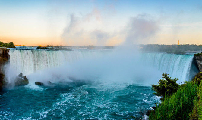 Scorcio delle Cascate del Niagara