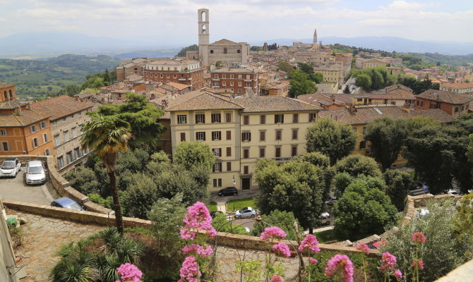 Vista su Perugia<br>