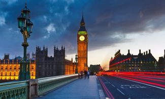 Londra notturna Big Ben