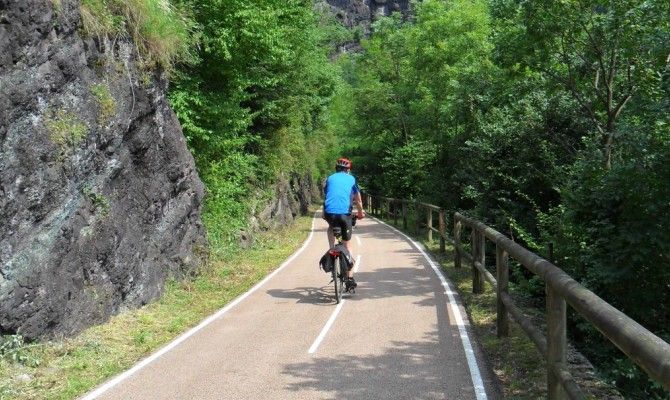 La ciclabile della Val Brembana