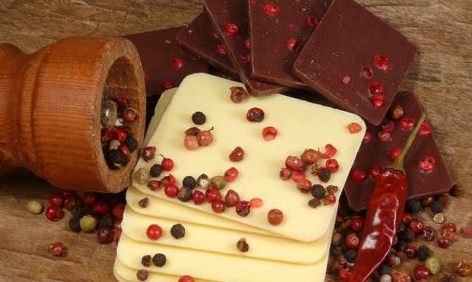 Cioccolato e peperoncini