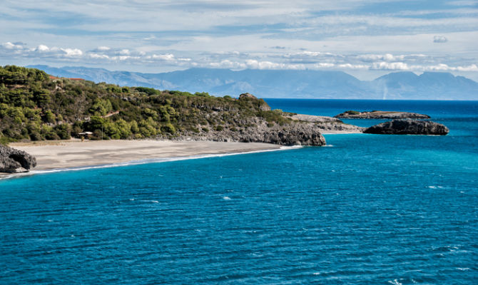 Campania, Camerota spiaggia