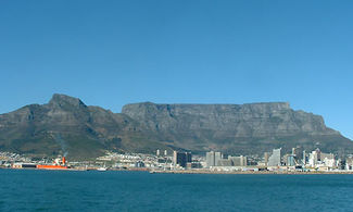 Ai piedi della Table Mountain