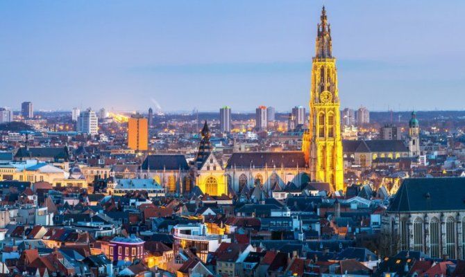 Veduta panoramica di Anversa