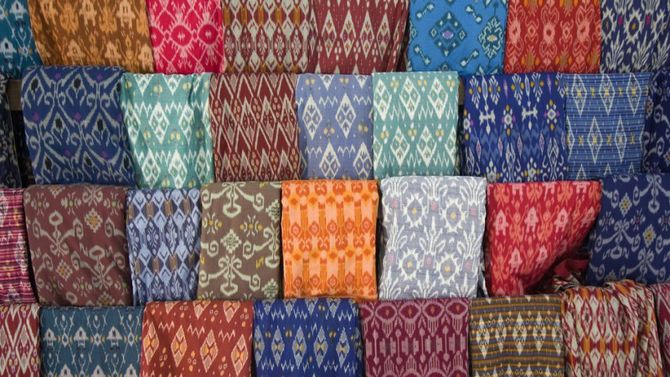 Stoffe indonesiane