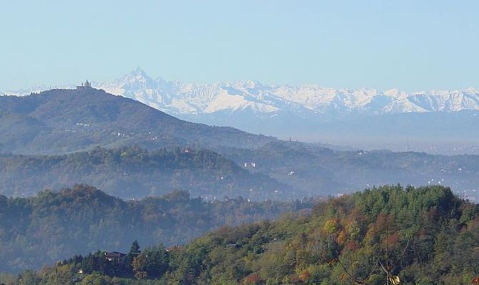 monviso superga basilica collina montagne natura torino