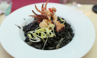 risotto al nero di seppia croato