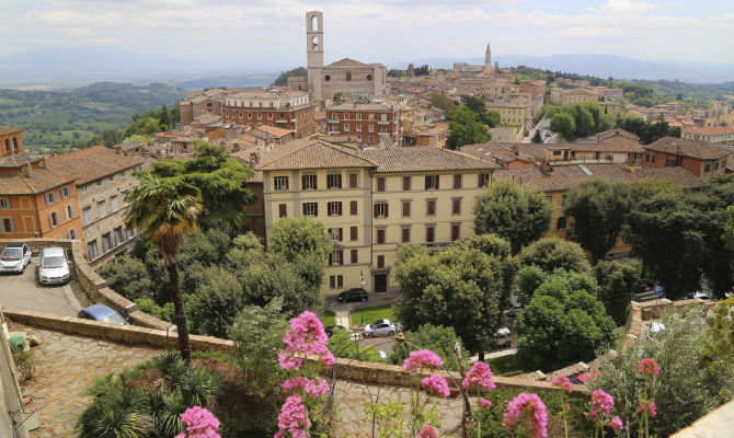 Panorama di Perugia<br>