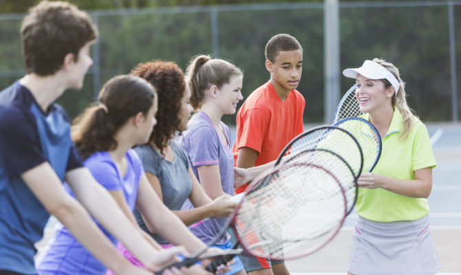 Lezioni di tennis in vacanza