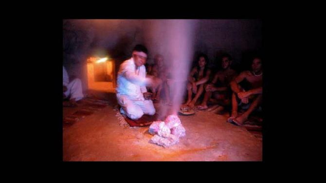 Messico Maya rito sciamano