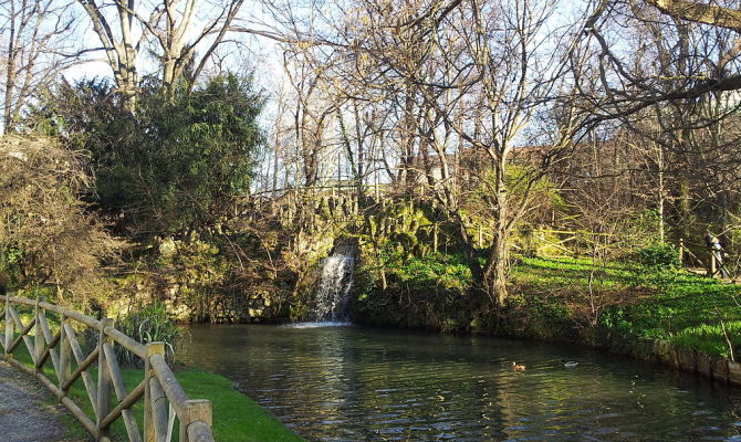 Scorcio dei giardini