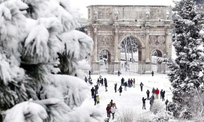 Neve a Roma